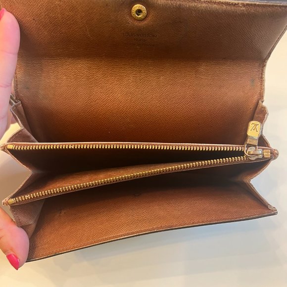 Louis Vuitton Vintage 1992 Monogram Sarah Wallet INCL DATE CODE - Picture 10 of 12